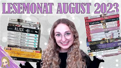 Manga Lesemonat August Youtube