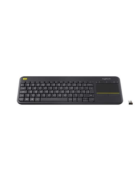 Logitech K400 Plus Tv Teclado Rf Inalámbrico Azerty Francés Negro