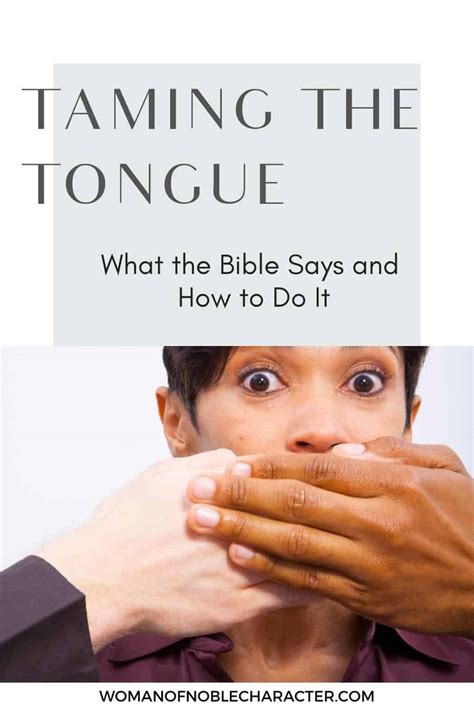 What The Bible Says About Taming The Tongue And How To Do It