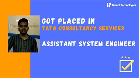 Besant Technologies Bangalore Btm Review Kalluru Got Placed In Tcs Data Science Course