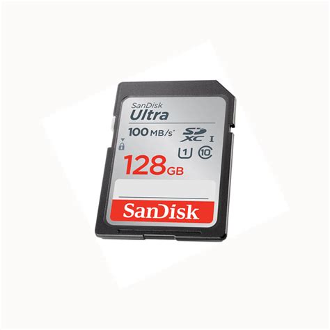 Sandisk 128gb Ultra Uhs I Sdxc Memory Card Class 10 Sdsdunr 128g Gn6in Supertstore