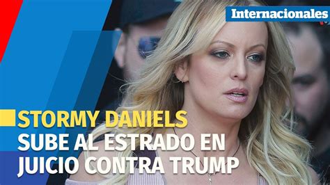 Stormy Daniels Sube Al Estrado En Juicio A Donald Trump Youtube