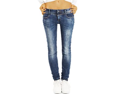 Be Styled Low Waist Destroyed Jeans Hüftjeans Röhrenjeans Vintage Skinny Hosen Damen J32g 2