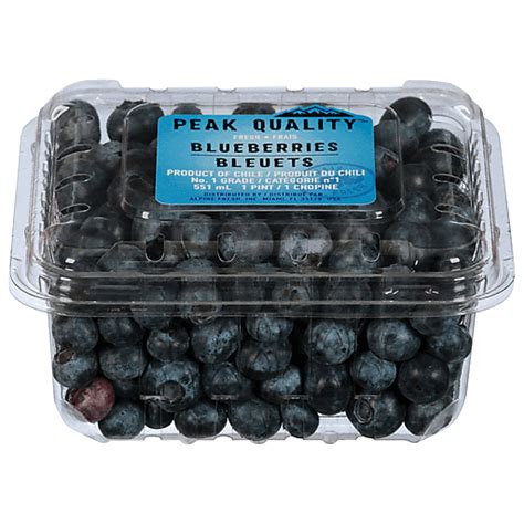 Peak Quality Fresh Blueberries Pt Frutas Frescas Selectos