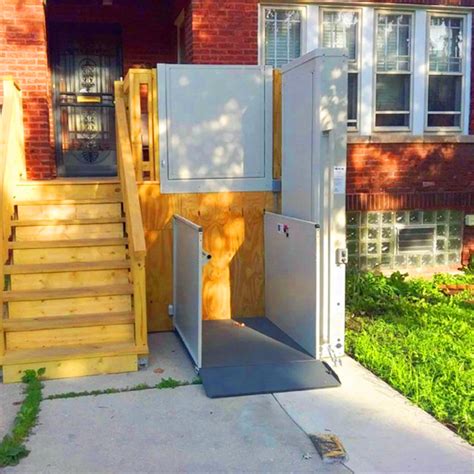 3m 10m Electric Porch Lifts Vertical Enclosed Platform Lift Hydraulic