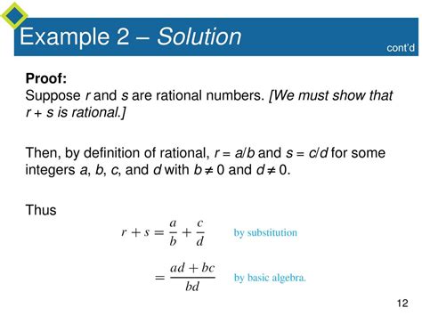 Direct Proof And Counterexample Ii Rational Numbers Ppt Download