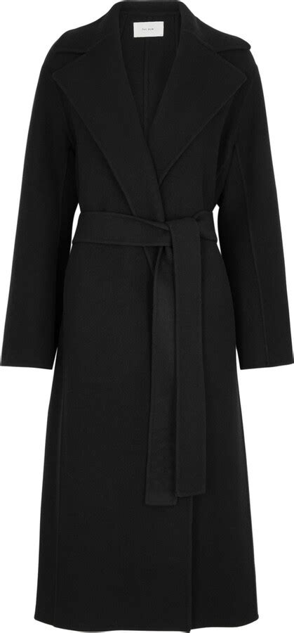 The Row Malika Wool Blend Coat Shopstyle