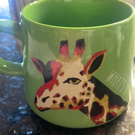 Opalhouse Dining Opalhouse Coffee Mug Giraffe Whats Up Green Poshmark