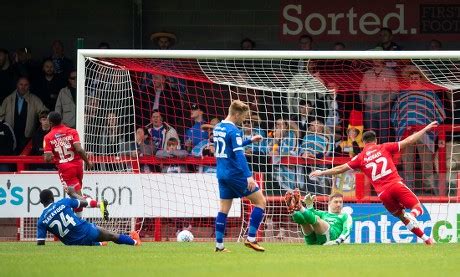 Glenn Morris Goalkeeper Crawley Town Catches Editorial Stock Photo