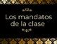 Spanish Classroom Commands Mandatos De La Clase Poster Set By