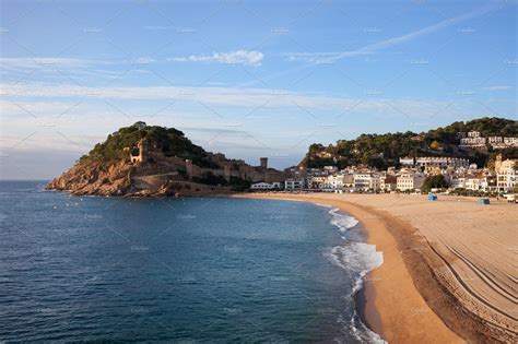 Beach in tossa de mar in spain featuring tossa, tossa de mar, and beach ...