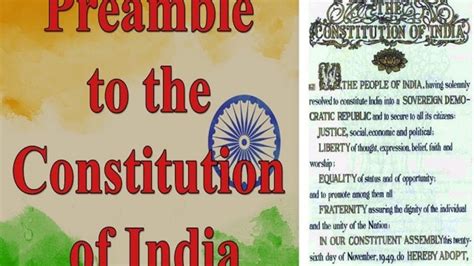 Preamble Of Indian Constitution Indian Polity For SSC RPSC UPSC