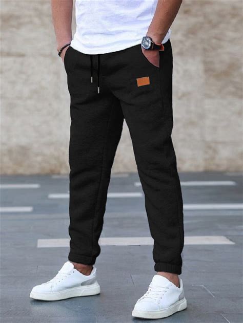 Manfinity Homme Men Slant Pocket Drawstring Waist Sweatpants Shein Usa