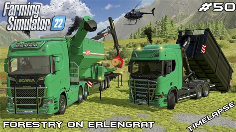 Making Woodchips With Scania And Jenz Forestry On Erlengrat Farming