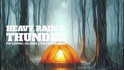 Relax And Fall Asleep Fast In Under Minutes Powerful Rainstorm