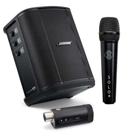 Bose S1 Pro Wireless Pack W XLR Transmitter Sontronics Solo