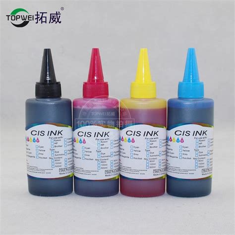 1 set 4 pcs 100ml universal Ink refill kits dye ink wholesale printer ...