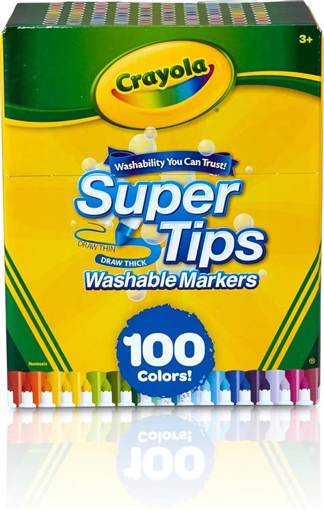 Crayola Super Tips Marker Set 100ct Fine Point Washable