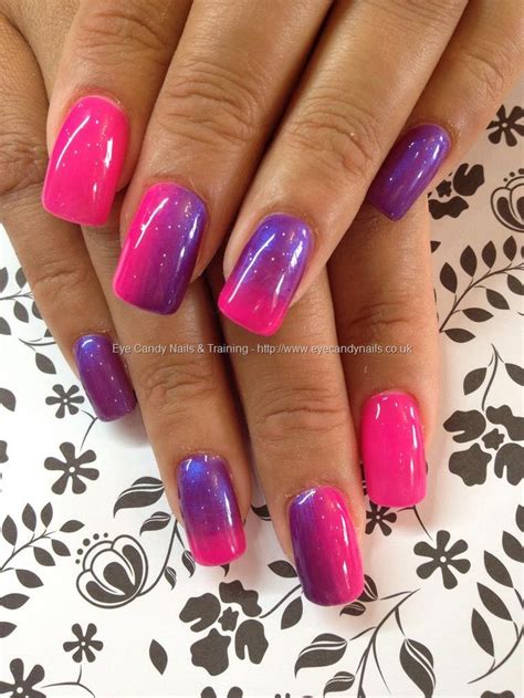 Eye Candy Nails And Training Gels 49 And 50 Fade Over Acrylic Nails By