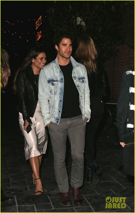 Lea Michele Third Wheels With Darren Criss And His Girlfriend Photo