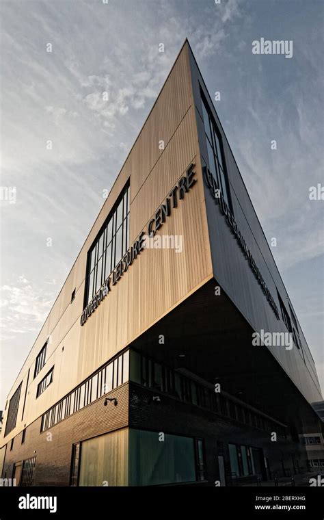 Clydebank Leisure Centre at sunset Stock Photo - Alamy