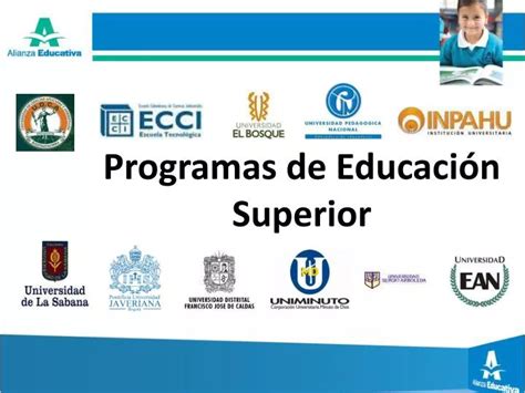 Ppt Programas De Educaci N Superior Powerpoint Presentation Free