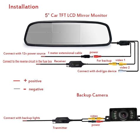 Tft Lcd Monitor Reversing Camera Wiring Diagram Cadicians Blog