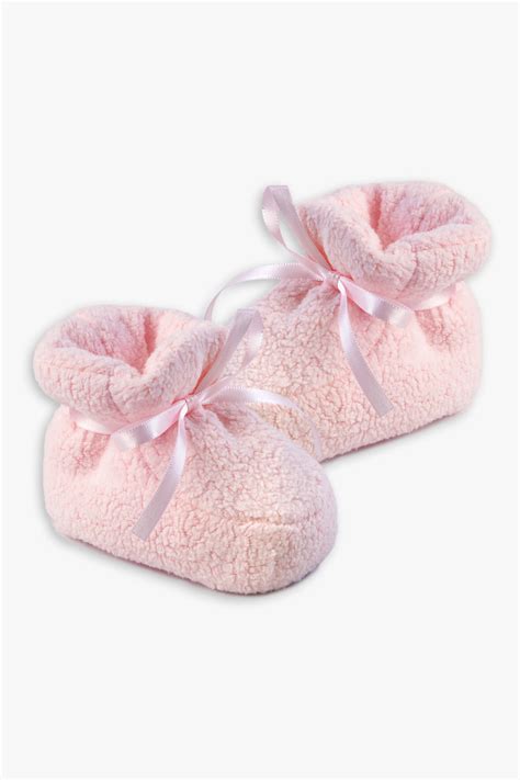 Pantufa Quentinha Rosa Para Beb Dedeka