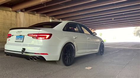 2018 Audi S4 With Custom Exhaust Youtube