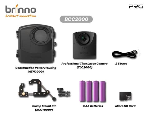 Brinno Construction Trio Bundle Pack Bcc Photography Cameras On