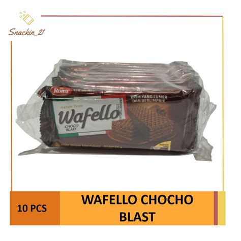 Jual Wafer Roma Wafello Chocho Blast Renceng Isi Pcs X Gr