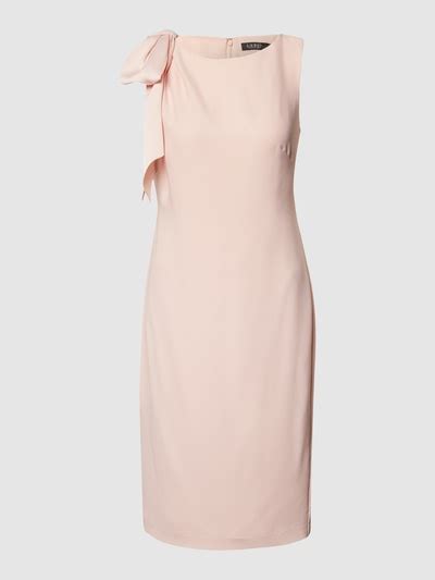 Lauren Ralph Lauren Cocktailkleid Mit Schleifen Applikation Hellrosa