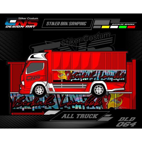 Jual Sticker Stiker Truk Canter Sticker Stiker Bak Samping Truk Canter