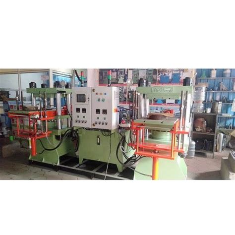 X Mm Double Station Hydraulic Compression Moulding Press