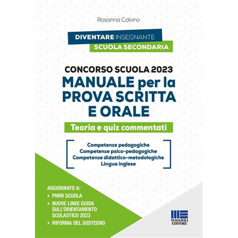 Concorso Scuola 2023 Manuale Prova Scritta E Orale