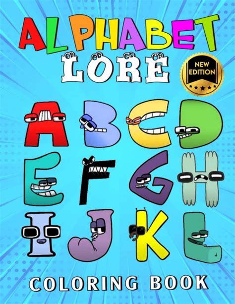 Alphabet Lore Coloring Book For Kids: Large Coloring Book For Kids Ages ...