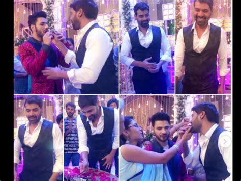 Kumkum Bhagyas Shabbir Ahluwalia Celebrates Birthday With Team