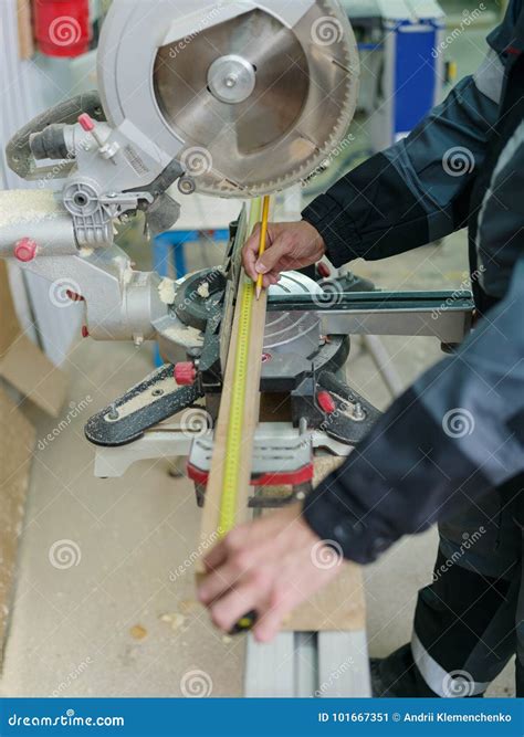 Circular Saw with Protection so As Not To Hurt Yourself Stock Image