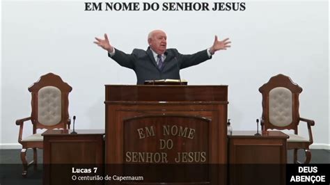 Santo Culto A Deus VÍdeo Sab 08062024 11h Lucas Cap 7 Youtube