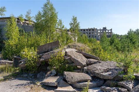 Abandoned Secret Soviet Union Military Ghost Town Stock Photo Image