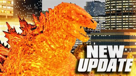 New Thermonuclear Godzilla Update Roblox Kaiju Arisen Youtube