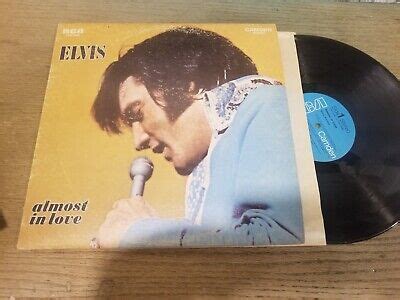 Elvis Presley Almost In Love LP Record VG G EBay