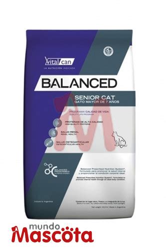 Vitalcan Balanced Senior Gato X Kg Mundo Mascota