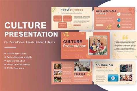 Free Culture Presentation Template Slidestack