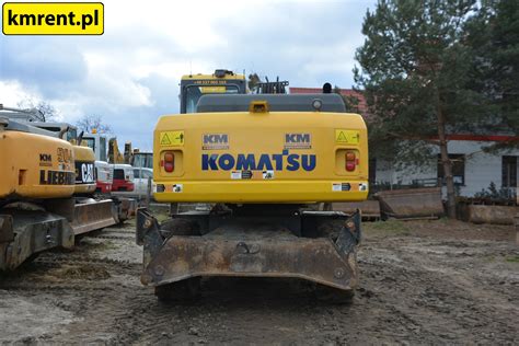 KOMATSU PW 180 7EO KOPARKA KOŁOWA KM Rent