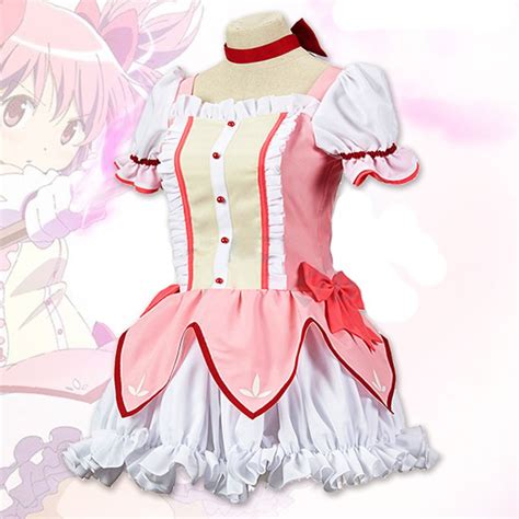 2017 Puella Magi Madoka Magica Kaname Madoka Cosplay Costume Uniform