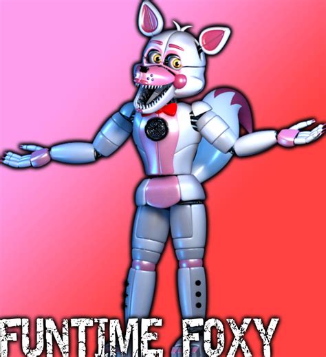 C4d Fnaf Funtime Foxy Render Remake By Ifazbear14i On Deviantart