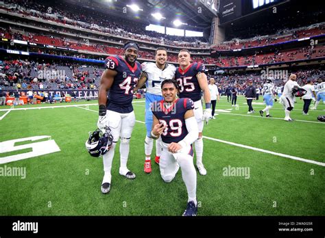 Houston Texas Usa 31st Dec 2023 Houston Texans Linebacker Neville