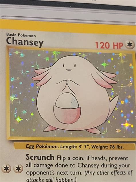 Pokemon TCG 1999 Base Set Chansey Holo 3 102 CGC 6 Graded Card EBay