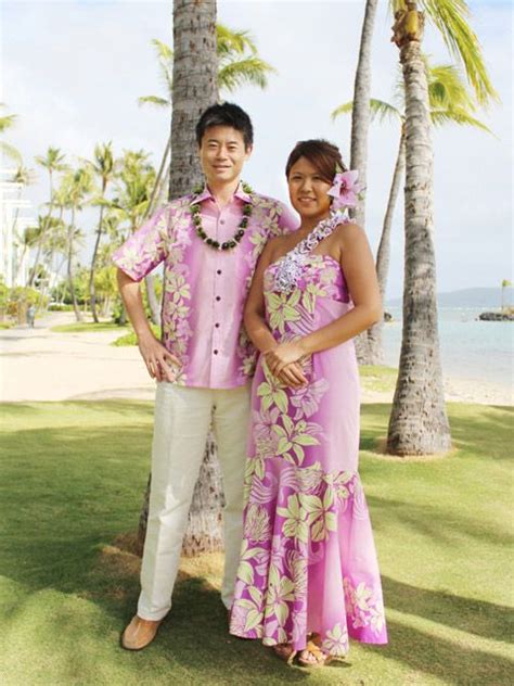 Matching Hawaiian Outfits For Couple Hawaiian Outfit Hawaiian